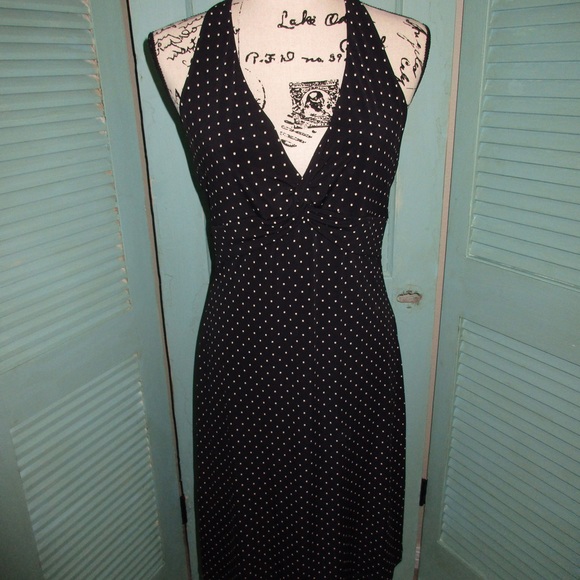 Halter polka-dot dress - Picture 1 of 2