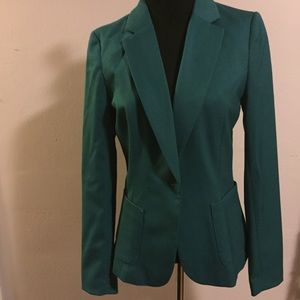 Greenish blue blazer