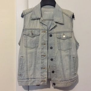 Light denim vest
