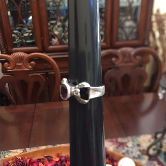 💍Beautiful Silver & Amethyst Ring💍 - Picture 3 of 4