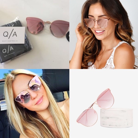 QUAY All My Love Sunglasses - PINK/ROSE - Picture 3 of 4