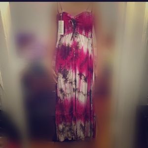 Smocked beach maxi dress 🔥