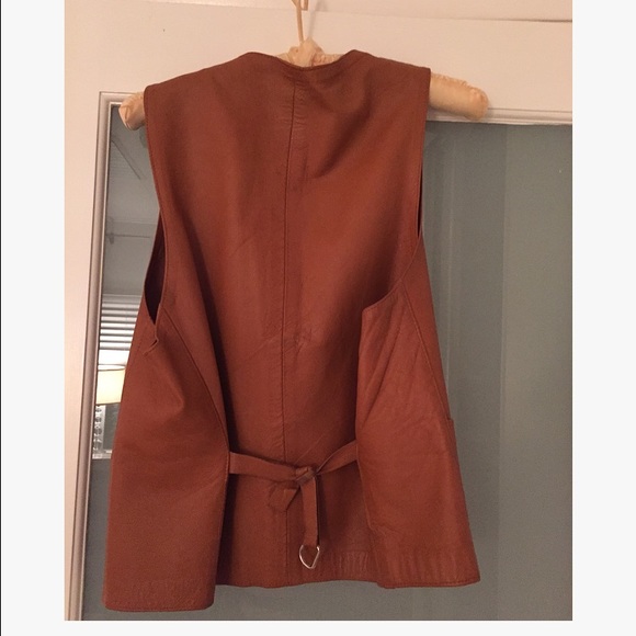 Vintage leather vest