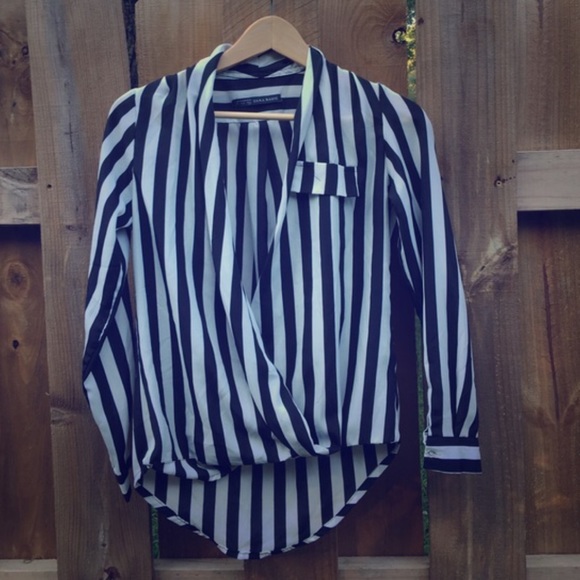 Sheer ZARA stopped top