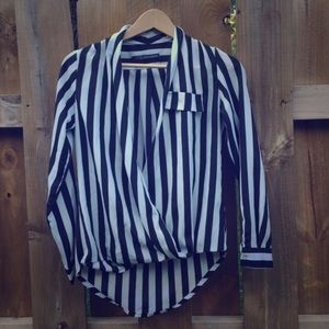 Sheer ZARA stopped top