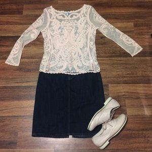 Express Lace blouse