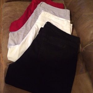 4 pair of Style & Co Capri Pants, Denim Woman, 20W