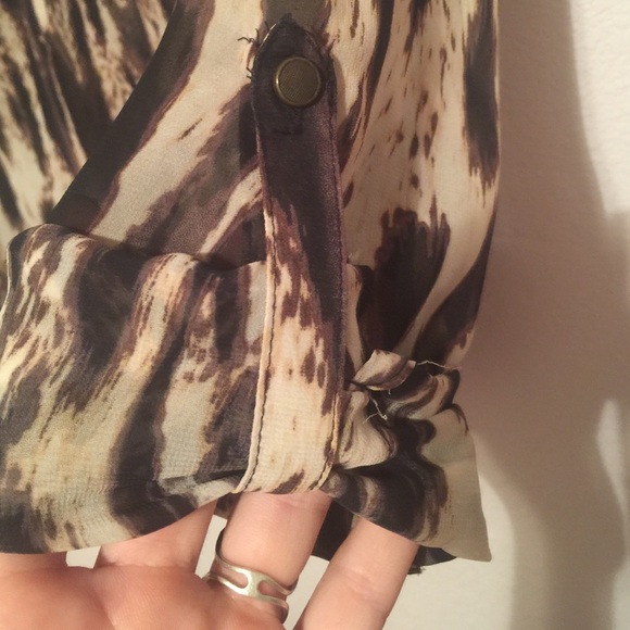 a.n.a Tops - A.N.A Leopard Blouse a.n.a Tops - A.N.A Leopard Blouse
