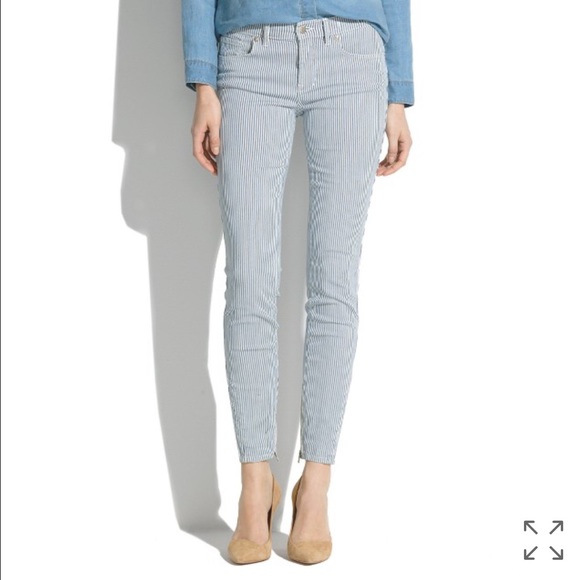 skinny skinny zip jeans in indigo railroad👖