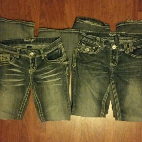 2 pair of Amethyst jeans, one price