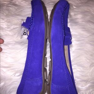 Royal blue loafers