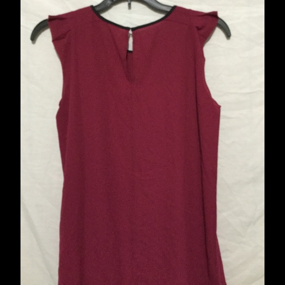 Red Violet Ann Taylor blouse. XS - Picture 2 of 3