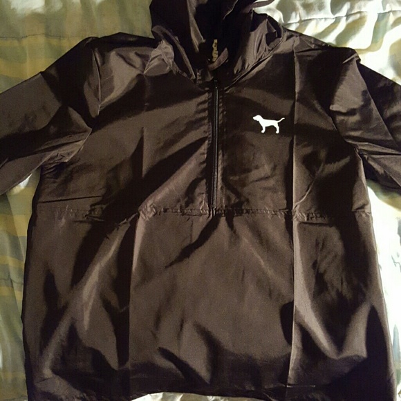 BRAND NEW PINK black anorak Size XS/S