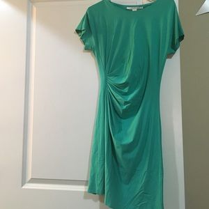 Green fitted dress