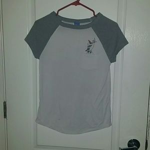 XS Women's Adult Olaf Tee Single Pocket Disney