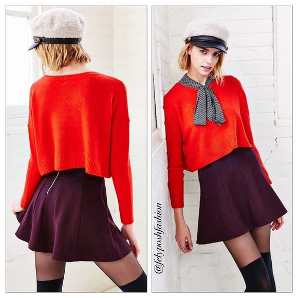 Urban Outfitters Cooperative Red Perfect Sweater