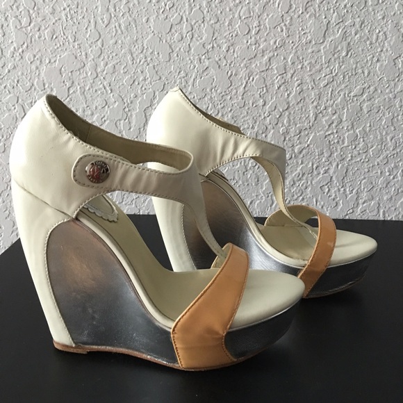 Wedge platform shoes