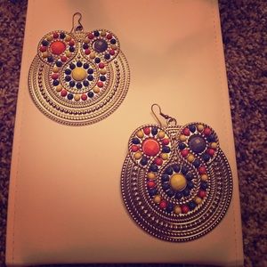 Urban style earrings , a bit heavy