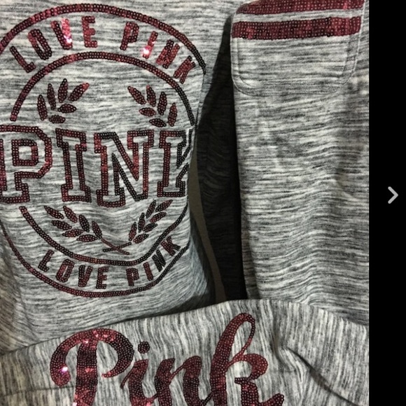 Pink Marled Grey Ruby Bling set