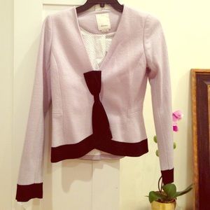 Anthropology gray Blazer Elevenses Size XS / 2