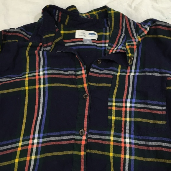 Old Navy classic flannel button up