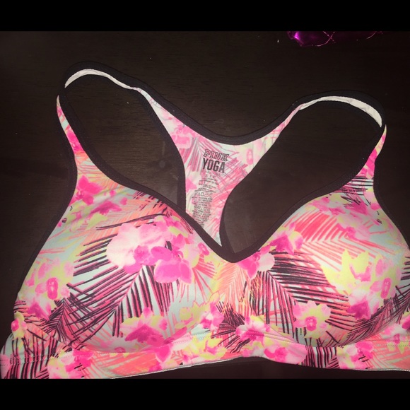 Vs pink yoga sports bra