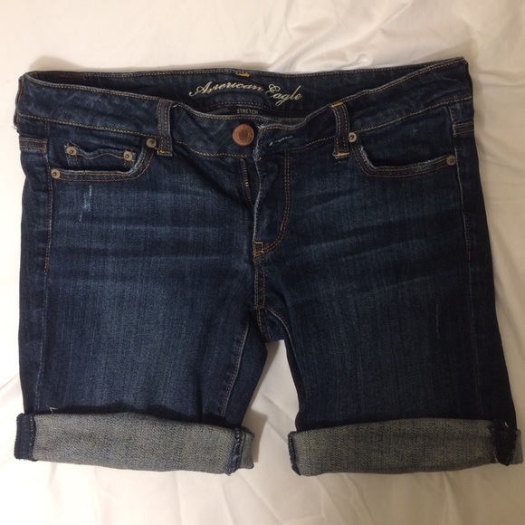 American eagle boyfriend fit denim shorts