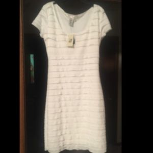 Short White Dress M NWT