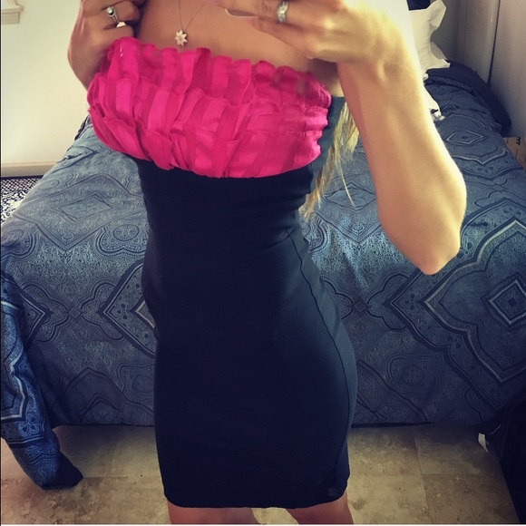 Dresses & Skirts - ✨Pink and black pencil skirt