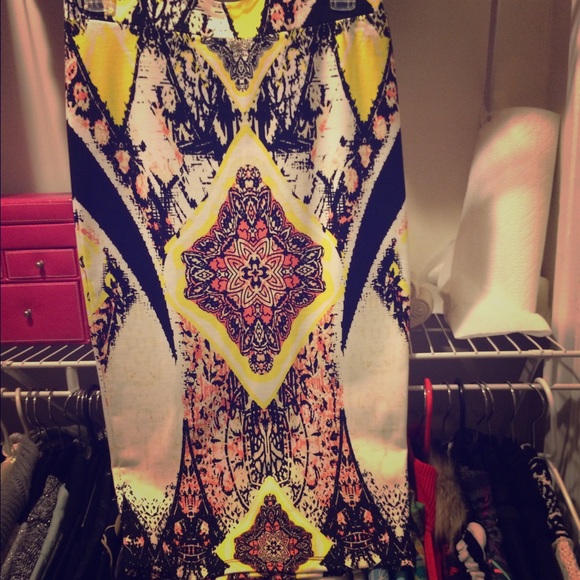 Sexy Colorful Pencil Skirt