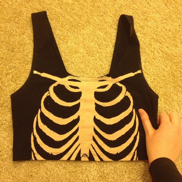 Urban Outfitters Black Crop Top