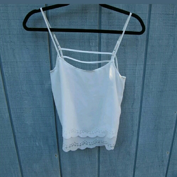 🌠SOLD🌠Double Zero • Sheer strappy open back tank