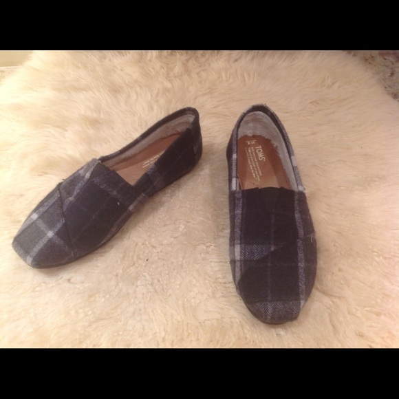 Toms classic woolen plaid fleece