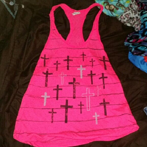 Hot Pink Racer Back Tank