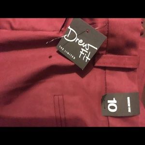 Limited Drew Fit pants. Burgundy. Brand new.