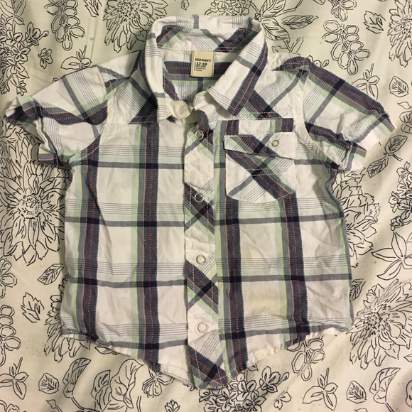 Plaid Old Navy button down