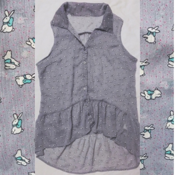 Mossimo* Chiffon Bunny Blouse- S/M