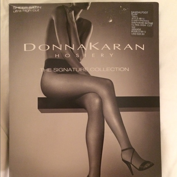 NWT Donna Karan Hosiery Sheer Satin stockings