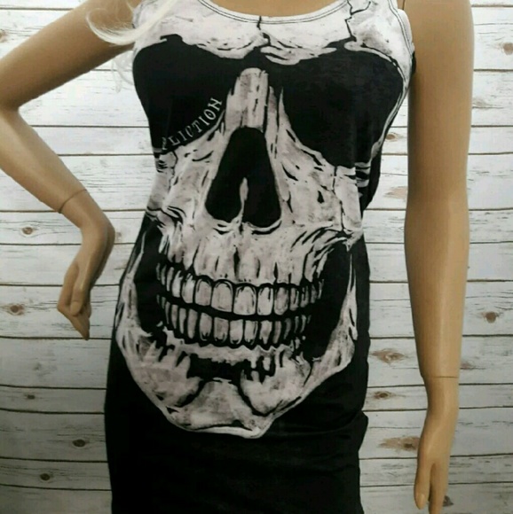 Affliction Skully women's tank dress