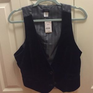 Velvet JCrew vest.