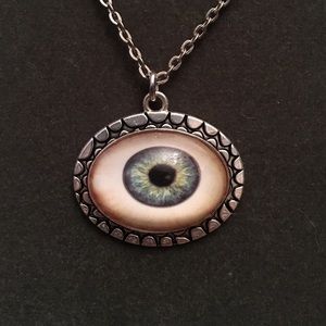 Awesome eyeball necklace