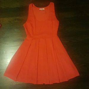 Orange Red dress