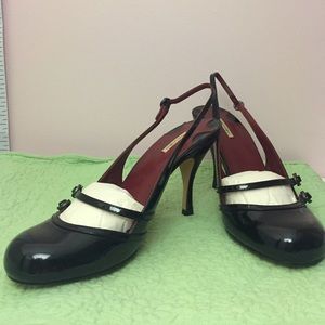 Black Patent Leather Stilettos