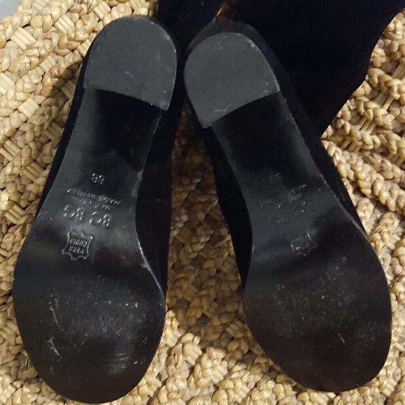 BCBG velvet stretch slip on boots - Picture 2 of 4
