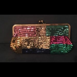 ALDO sequin clutch