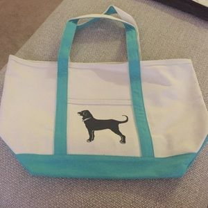 The Black Dog canvas tote