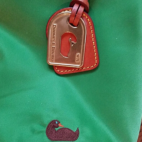 Downey & Bourne green purse with dustbag - Picture 2 of 6