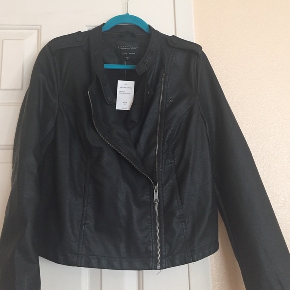 NWT Sanctuary vegan leather jacket.