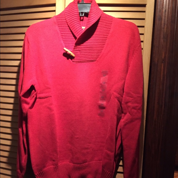 Red Men's pullover - never worn