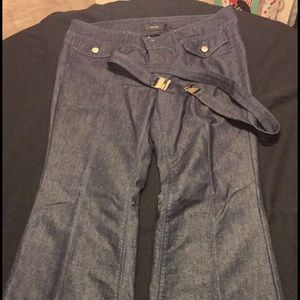 Dark Blue White House Black Market Jeans